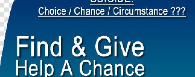 SUICIDE. Choice Chance Circumstance??? | Lifeline: 1-800-273-8255